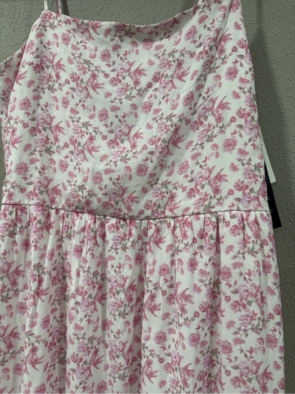 NWT Trixxi Floral Pink High-Low Sundress with Back Cutouts - Picture 3 of 7
